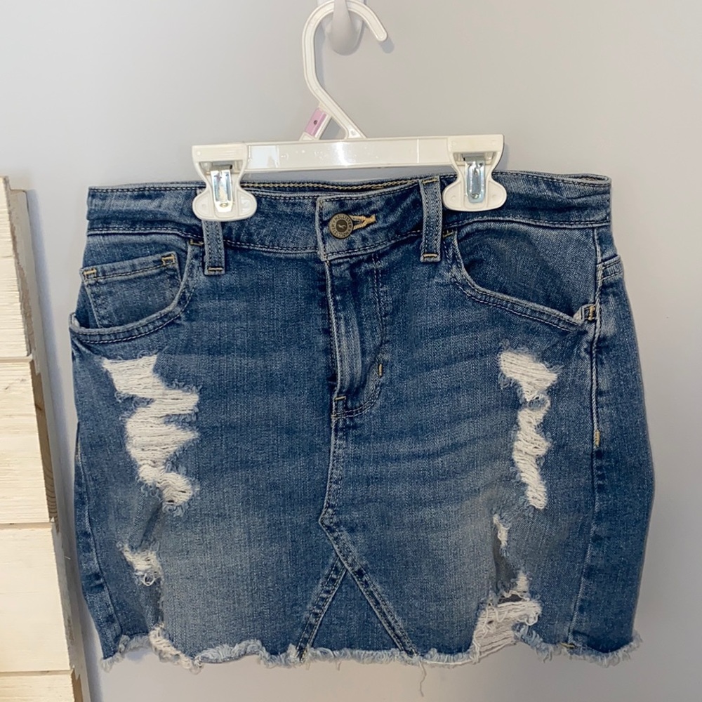 jean skirt